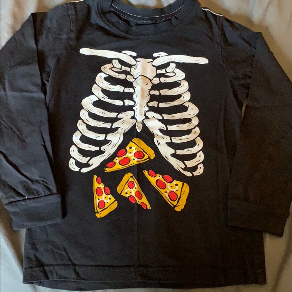 Carter’s Glow in the Dark Halloween Pizza shirt